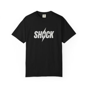 Shock Lightning Bolt T-Shirt — Bold Retro Electric Graphic Tee