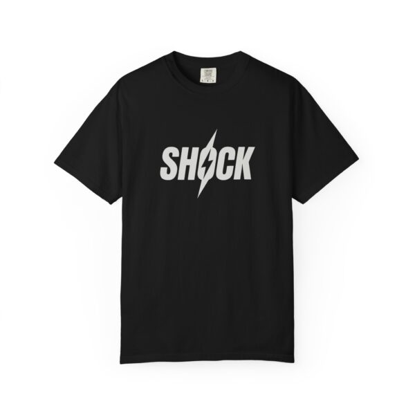 Shock Lightning Bolt T-Shirt — Bold Retro Electric Graphic Tee