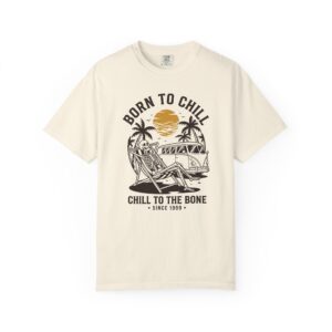 Born to Chill T-Shirt – Vintage Surf Van Beach Tee