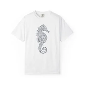 Seahorse Illustration T-Shirt