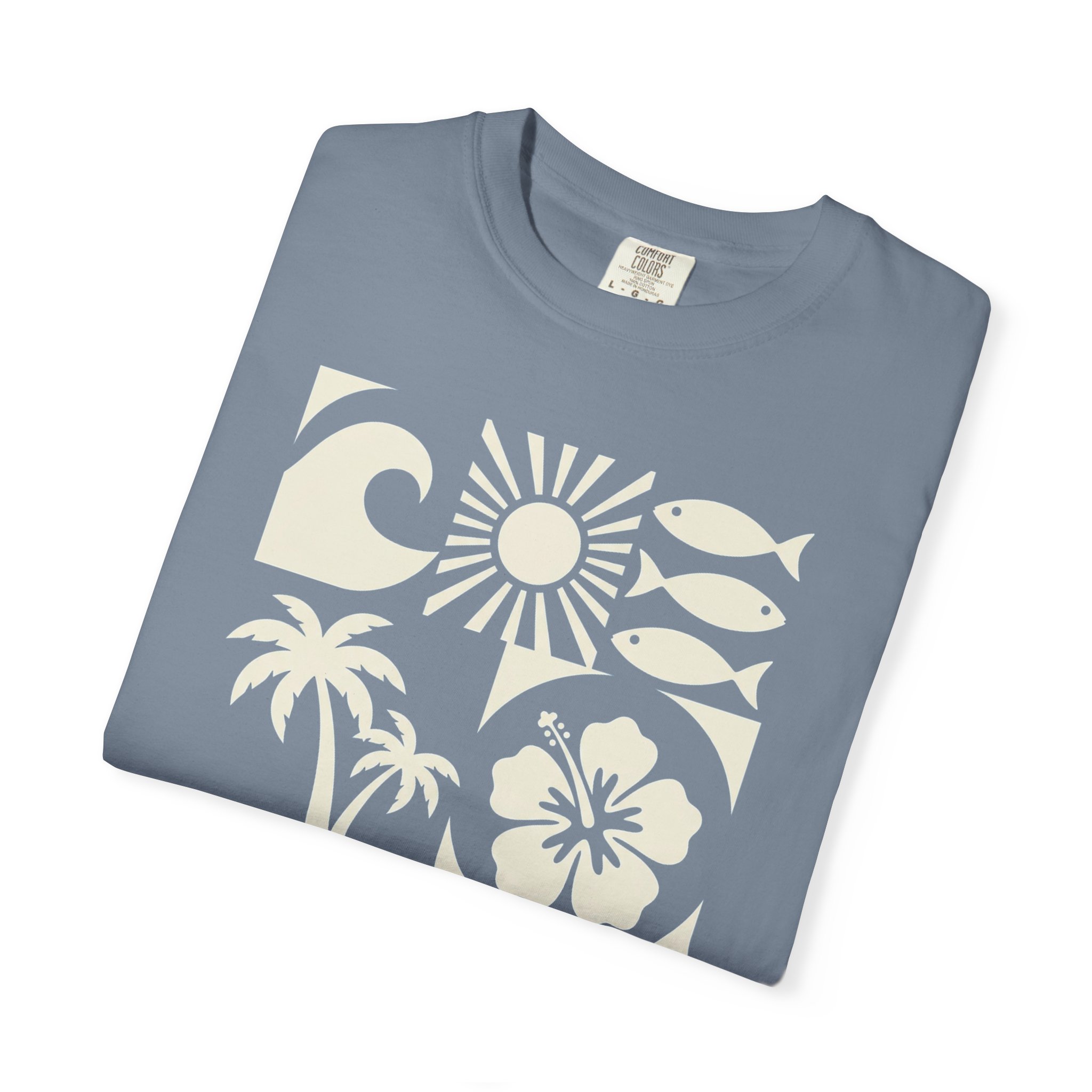 Groovy Endless Summer T-Shirt — Retro Beach Palm Tree Hibiscus Tee - Image 3
