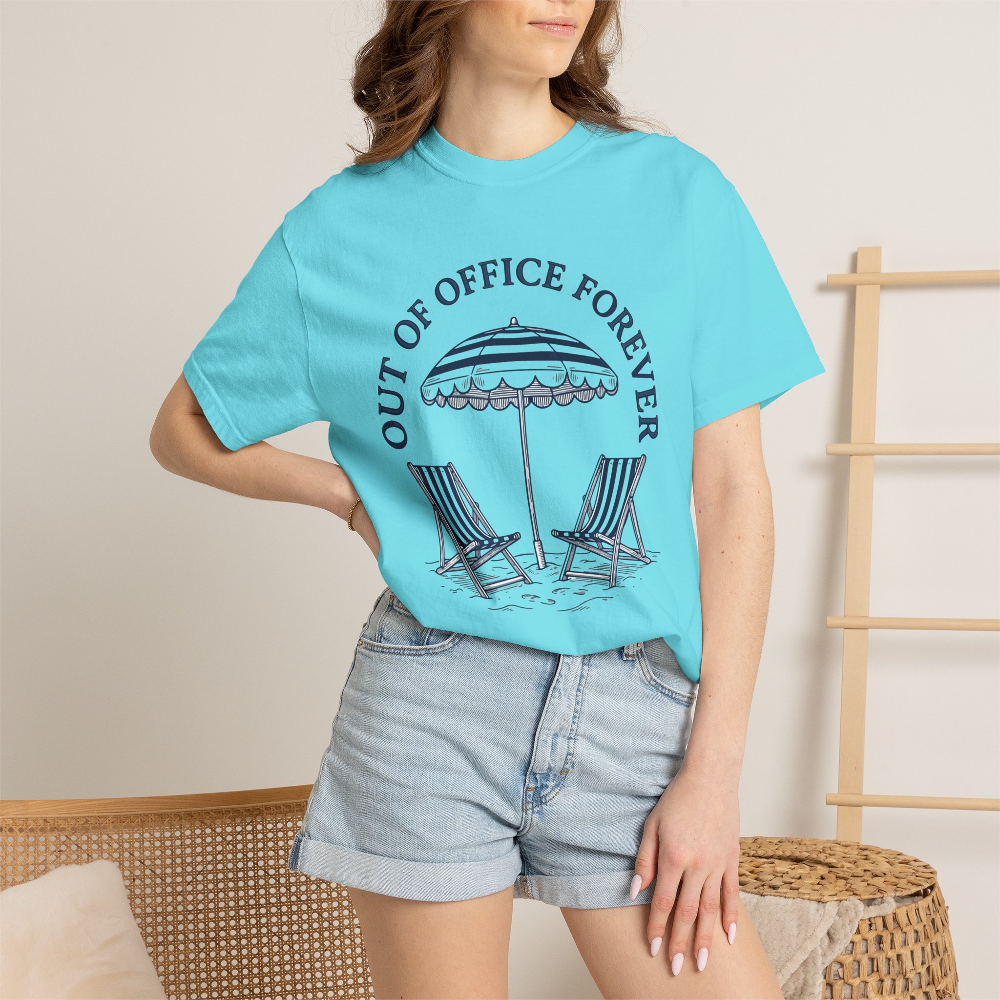 Out of Office Forever Beach T‑Shirt - Image 4