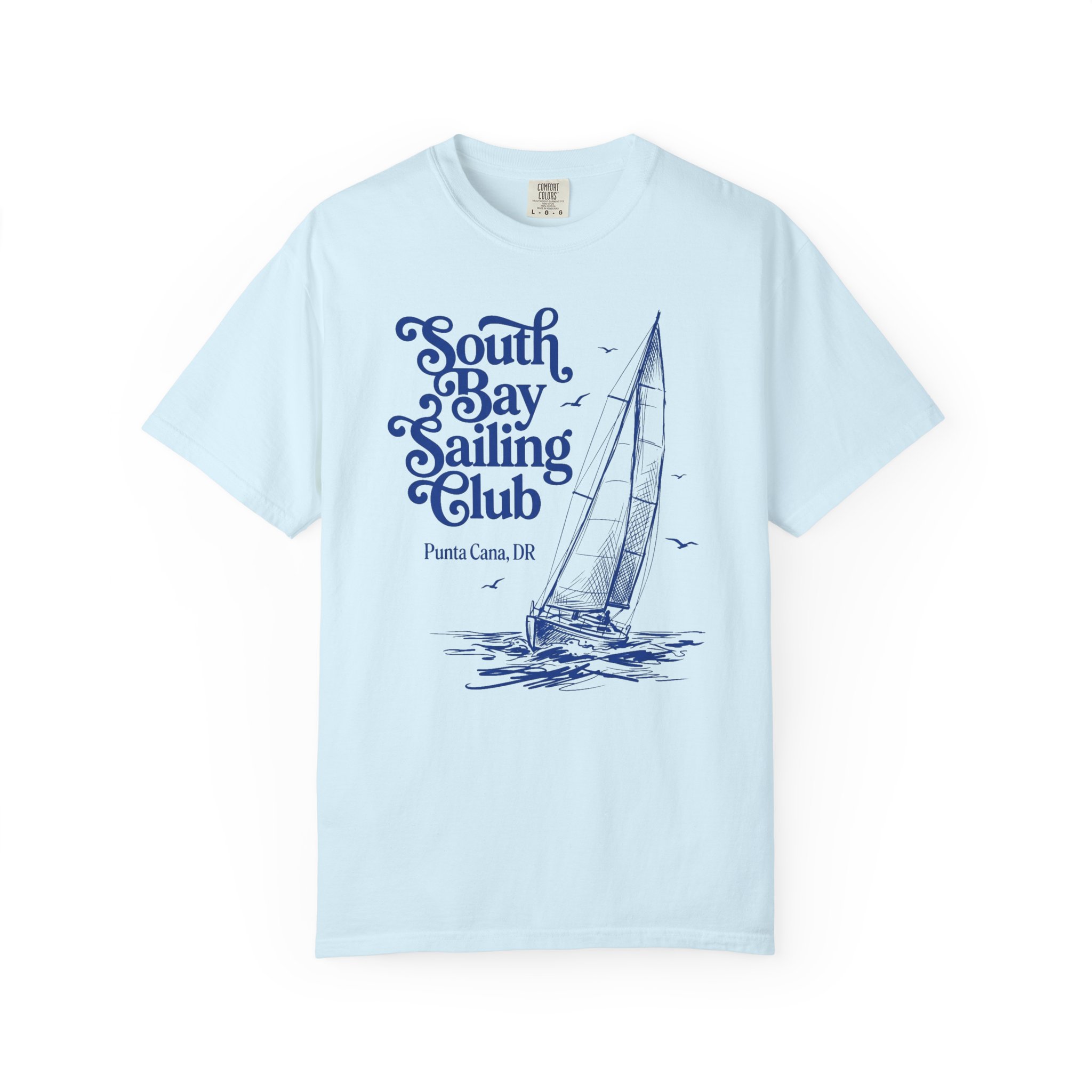 South Bay Sailing Club T-Shirt – Punta Cana Nautical Graphic Tee