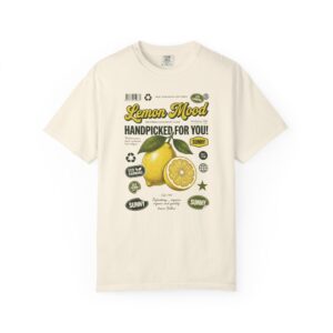 Lemon Mood T-Shirt — "Handpicked For You" Vintage Fruit Graphic Tee