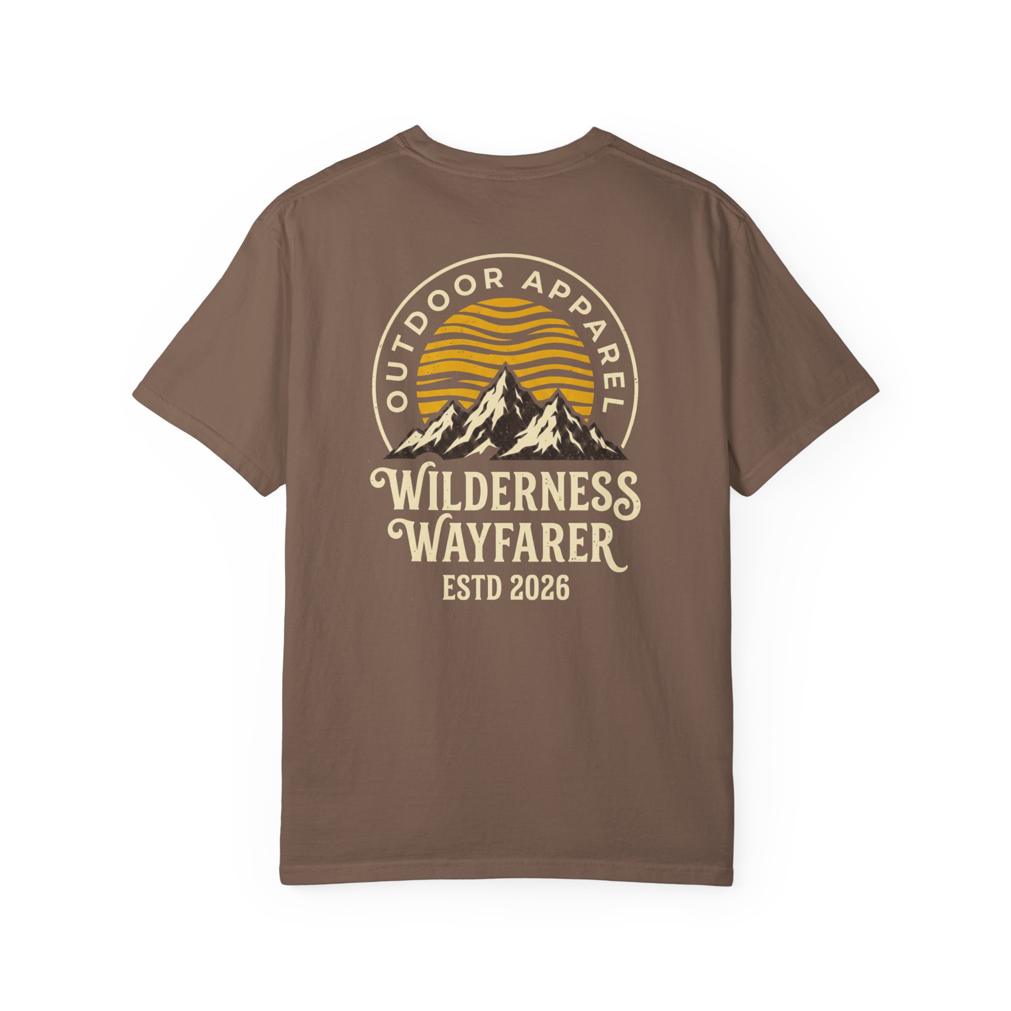 Wilderness Wayfarer T-Shirt — Outdoor Apparel Mountain Tee - Image 2