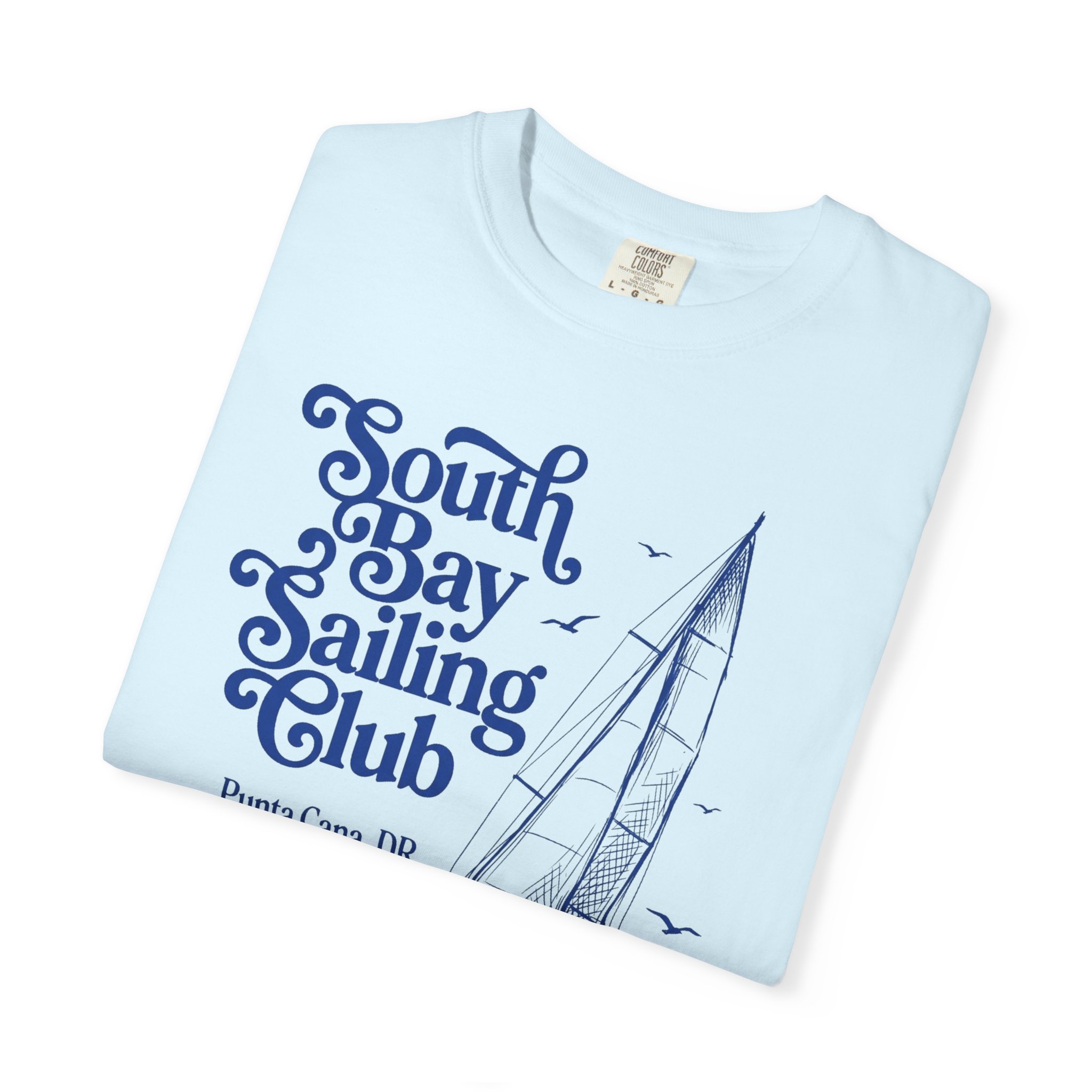 South Bay Sailing Club T-Shirt – Punta Cana Nautical Graphic Tee - Image 3