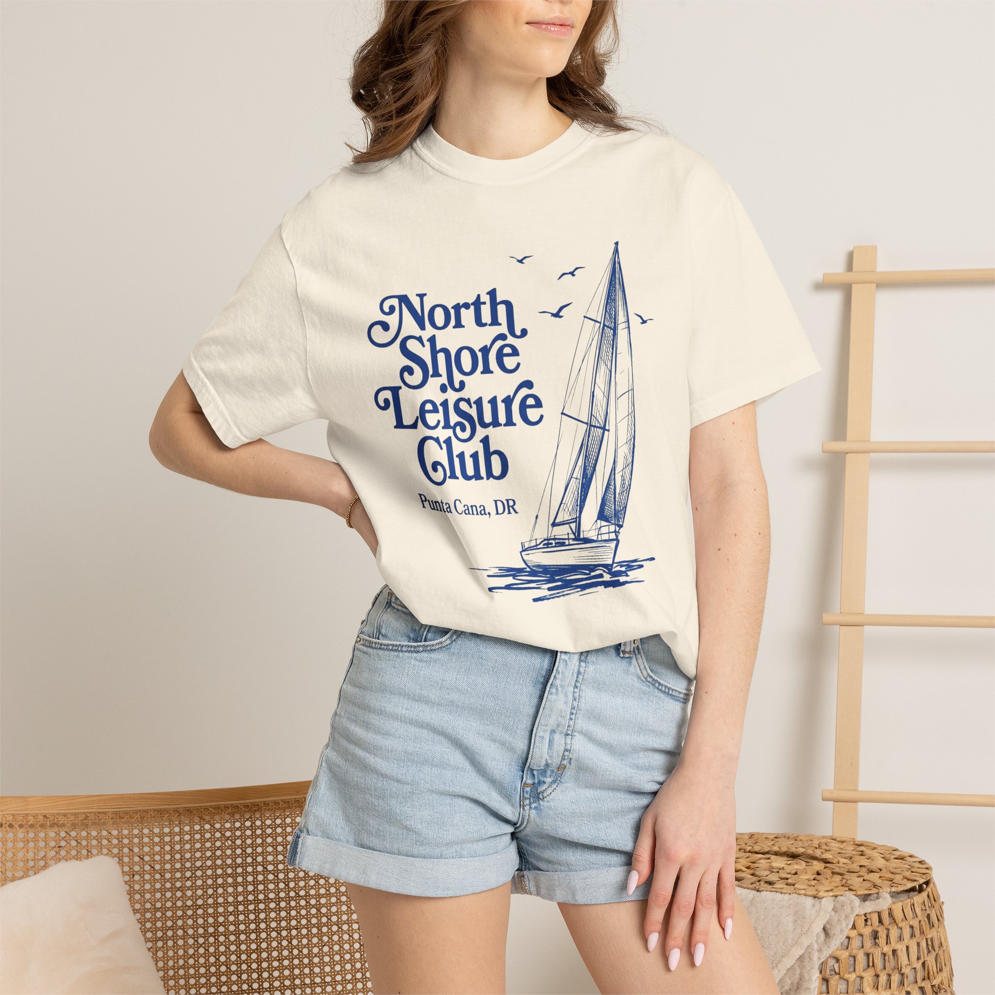 North Shore Leisure Club Sailboat T-Shirt - Image 4