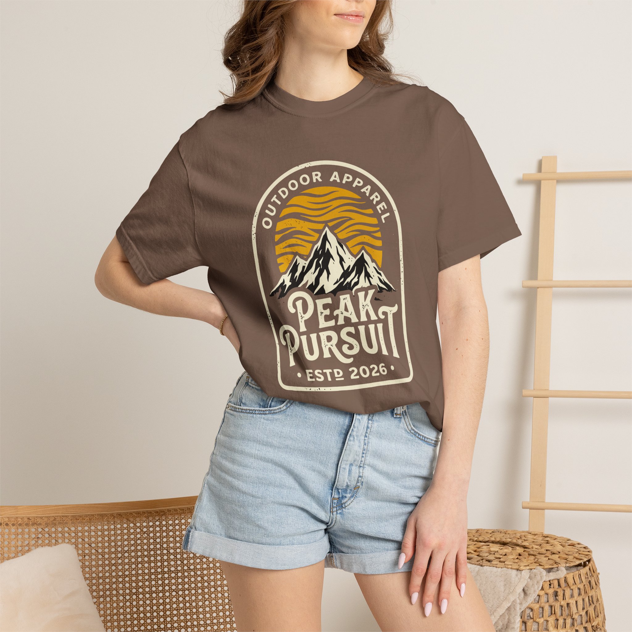 Peak Pursuit Outdoor T‑Shirt — Mountain Adventure Graphic Tee (Est. 2026) - Image 4