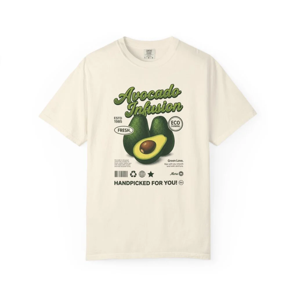 Avocado Infusion Graphic T-Shirt