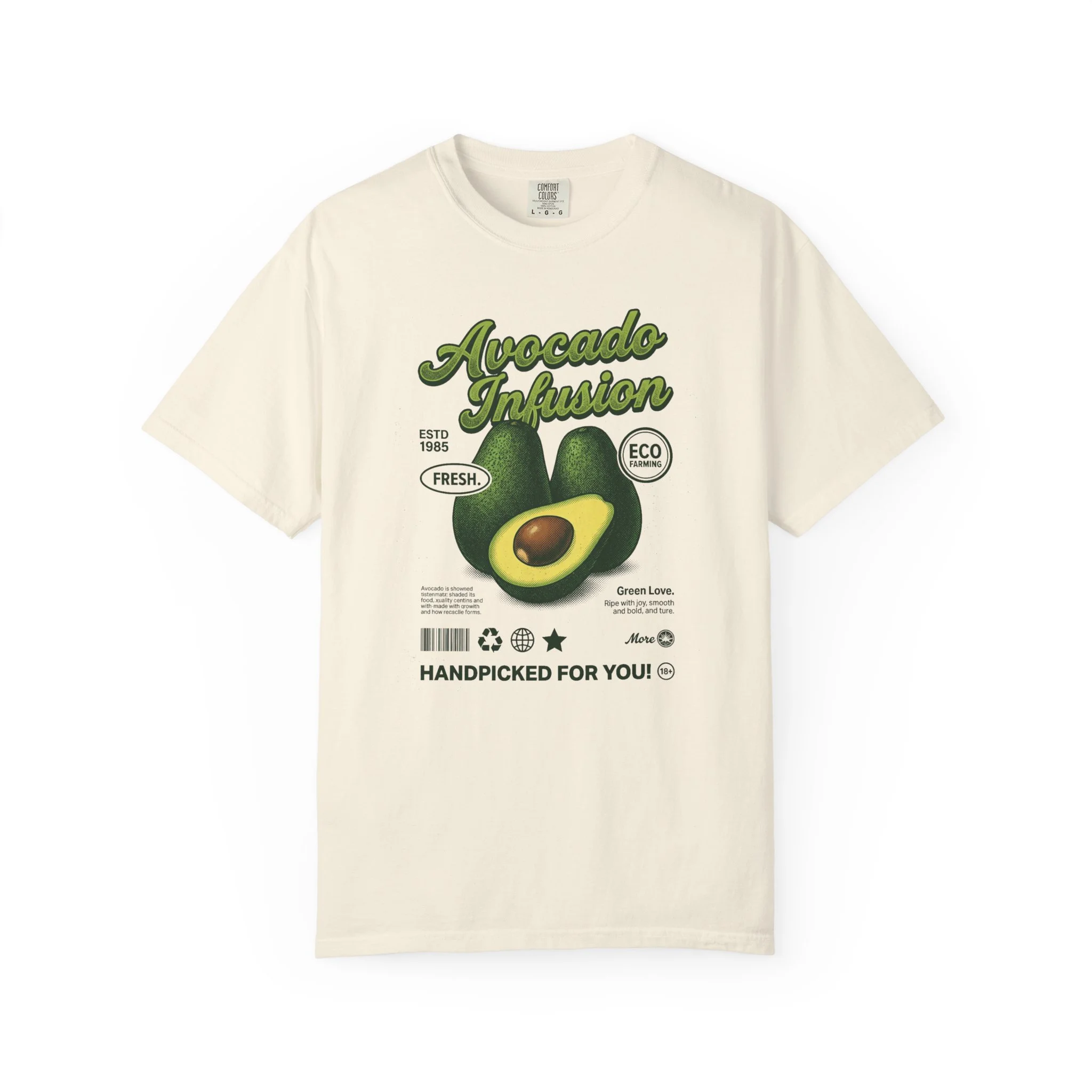 Avocado Infusion Graphic T-Shirt