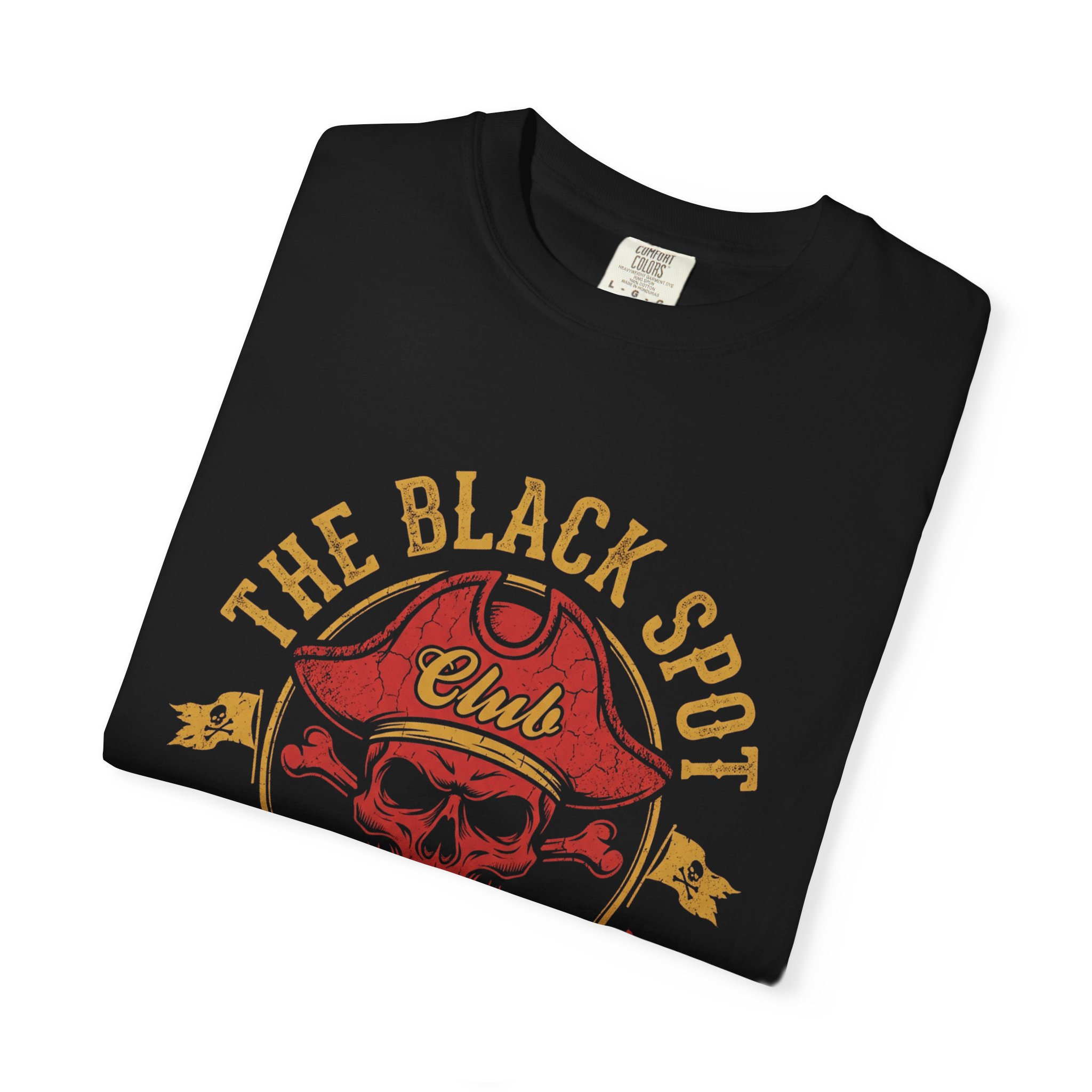 Pirate Skull 'The Black Spot' T‑Shirt — Old Salt Crew Vintage Nautical Tee - Image 3