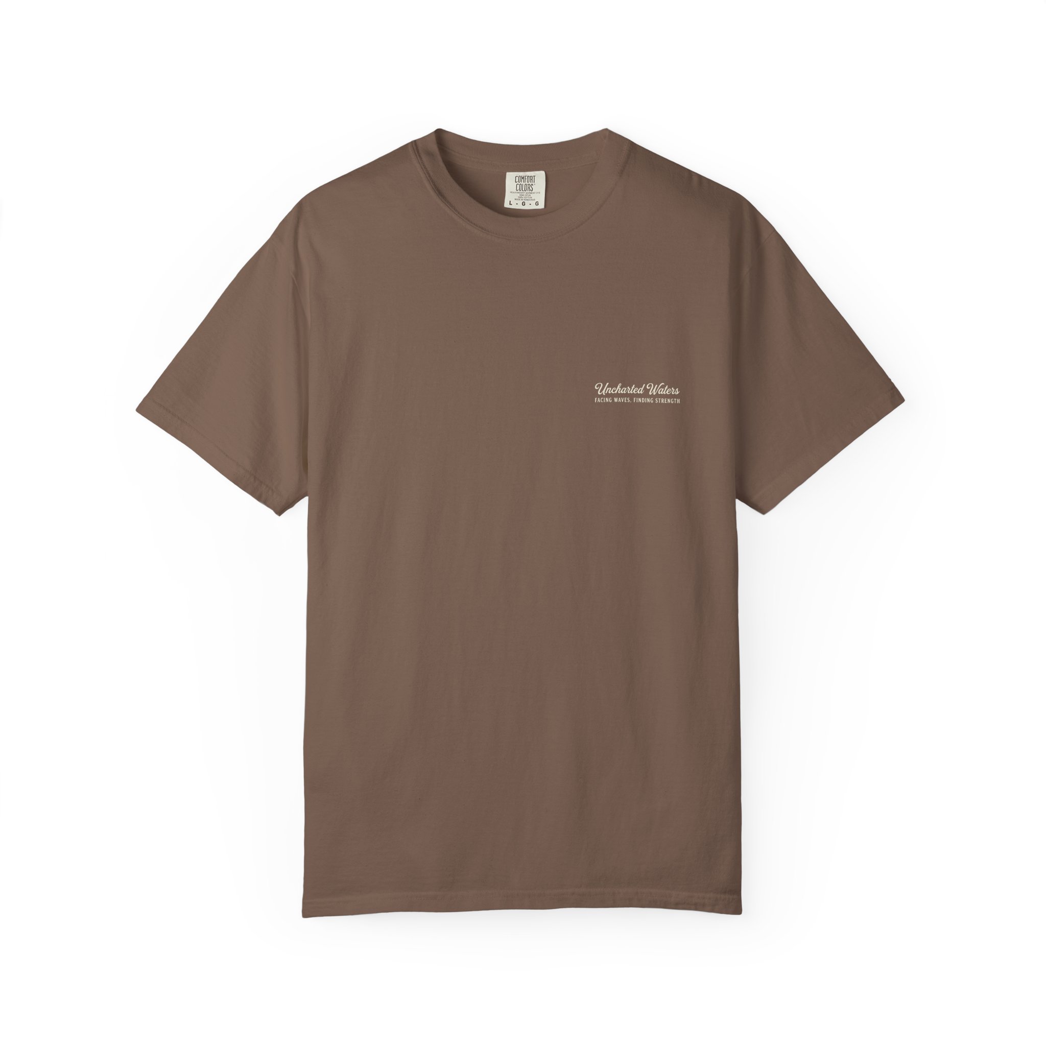 Uncharted Waters Tee — Vintage Ship Graphic “Smooth Seas Never Made a Skilled Sailor”