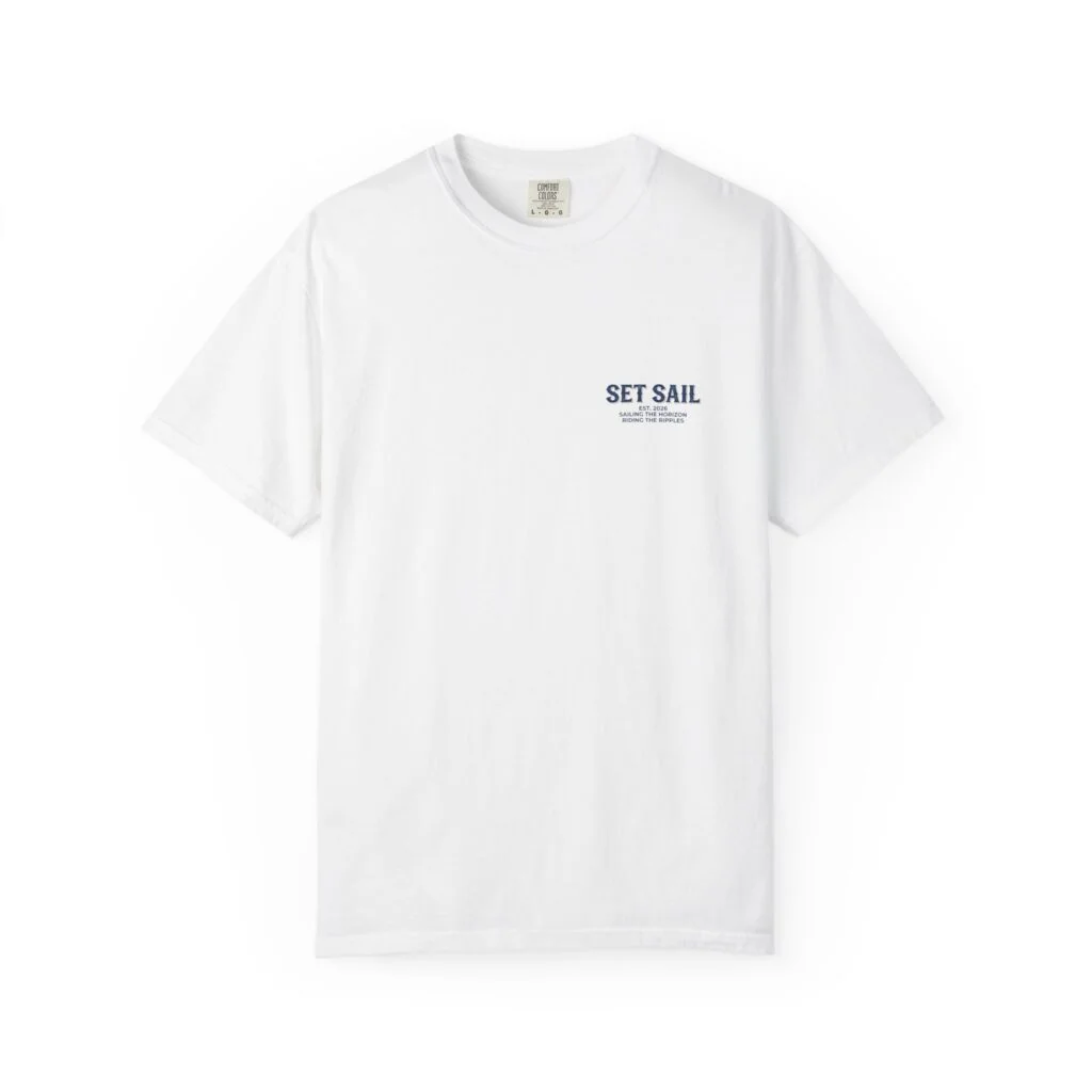 Set Sail Nautical T-Shirt — 'Set Sail' Ship Graphic Tee