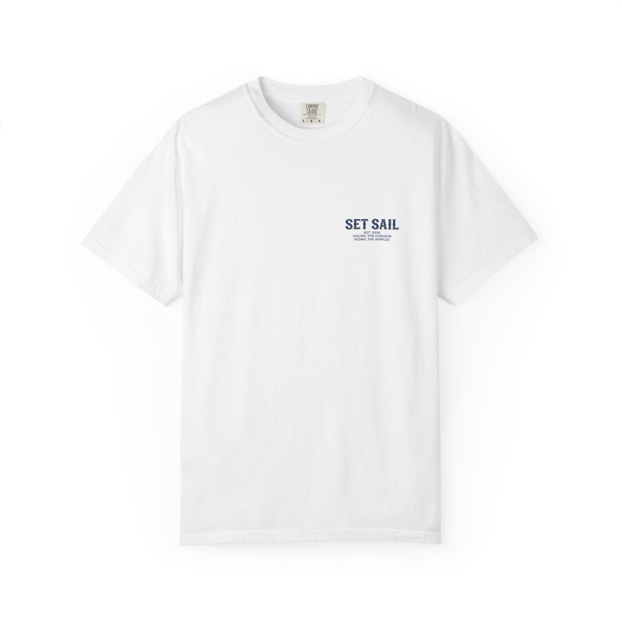 Set Sail Nautical T-Shirt — 'Set Sail' Ship Graphic Tee