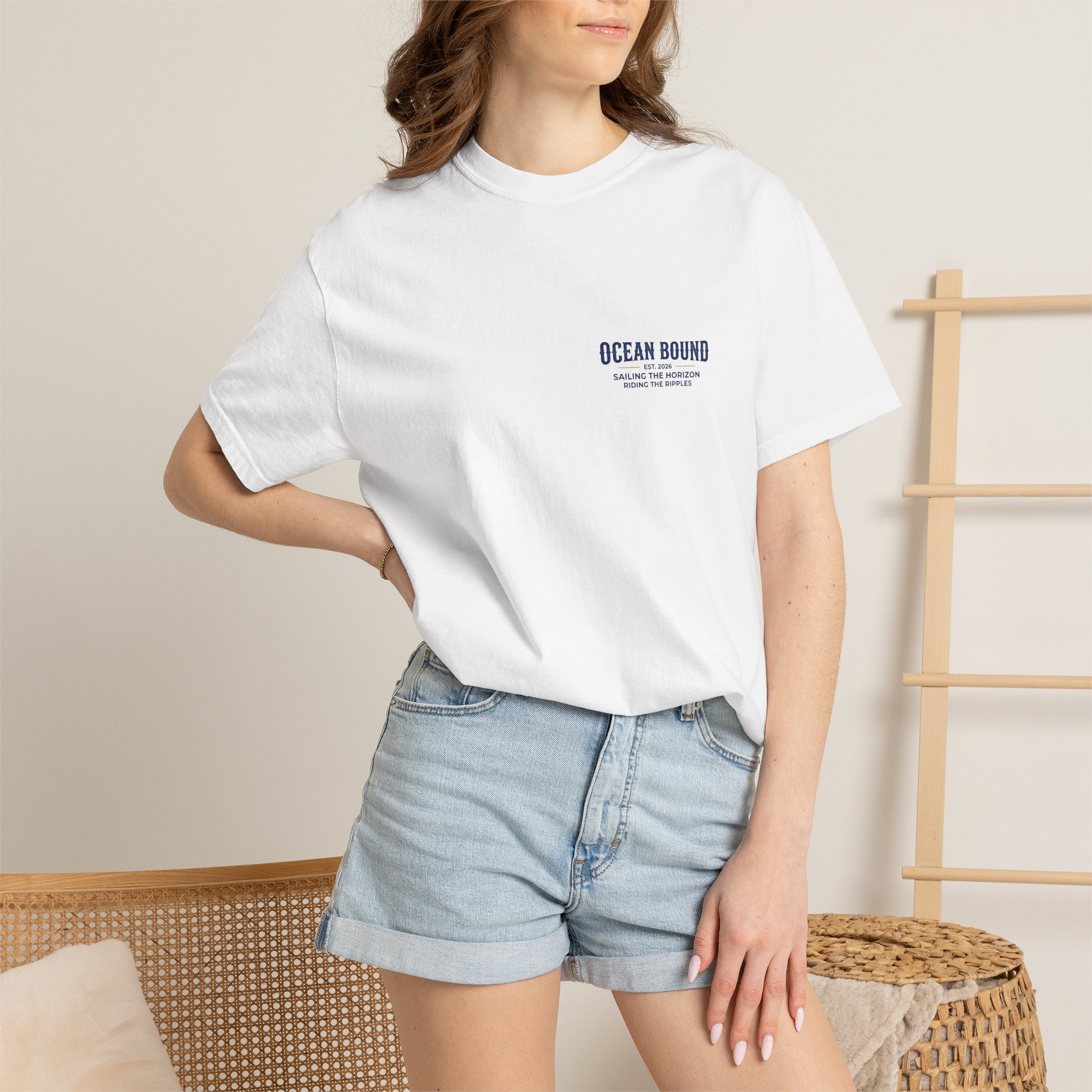 Ocean Bound T-Shirt — Vintage Sailboat Graphic Tee - Image 4