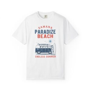 Paradize Beach Surf Van T-Shirt — "Endless Summer" Beach Tee