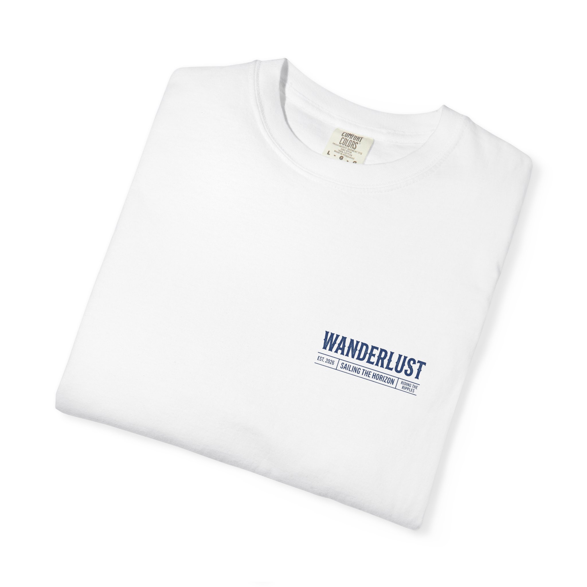 Wanderlust Ship Graphic T-Shirt — 'Not All Who Wander Are Lost' Nautical Tee - Image 3