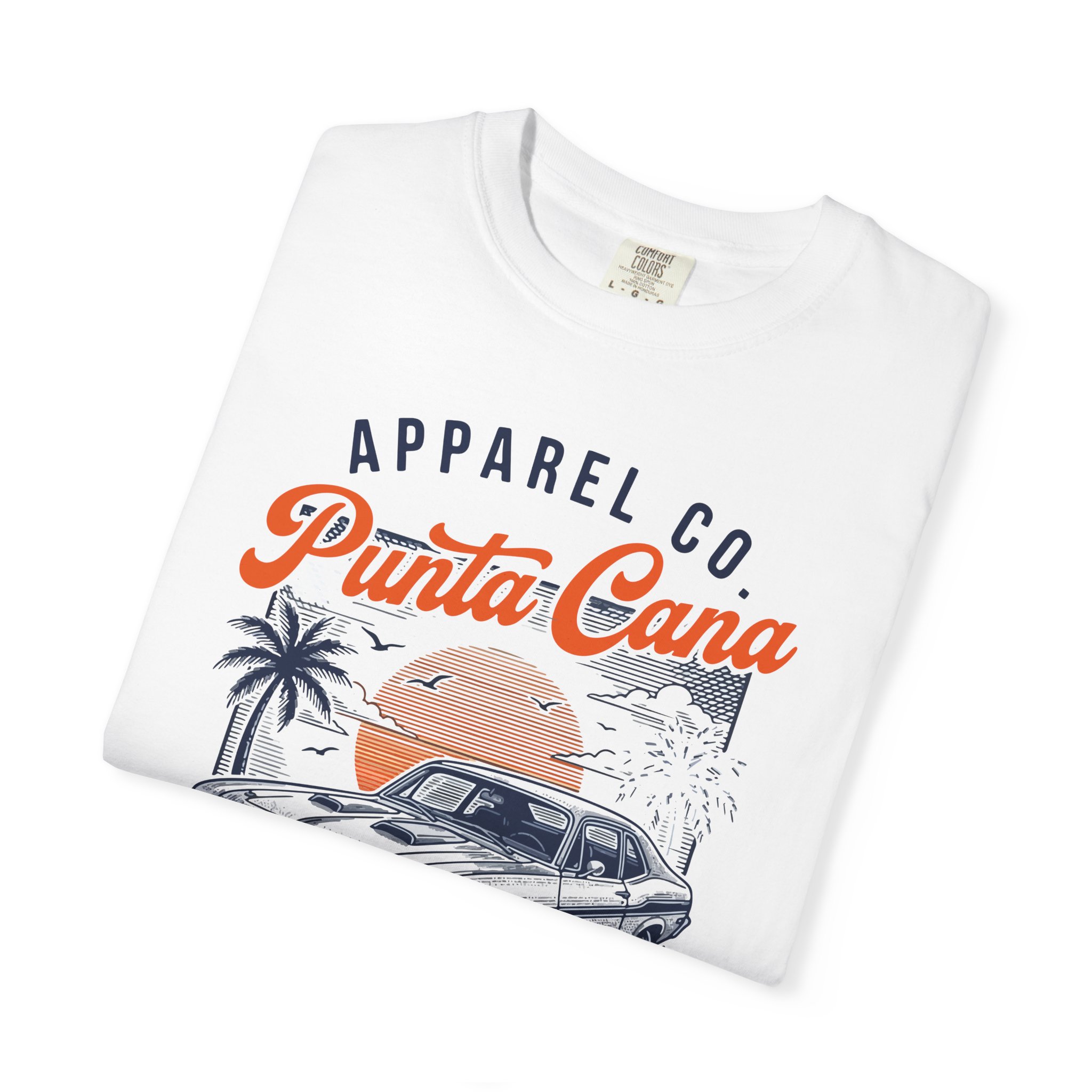Punta Cana Vintage Car T-Shirt — Tropical Paradise Vacation Tee - Image 3