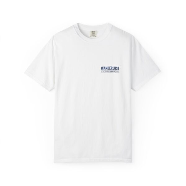 Wanderlust Ship Graphic T-Shirt — 'Not All Who Wander Are Lost' Nautical Tee