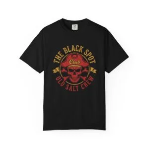 Pirate Skull 'The Black Spot' T‑Shirt — Old Salt Crew Vintage Nautical Tee