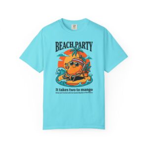 Beach Party T-Shirt — "It Takes Two to Mango" Tropical Mango Summer Tee