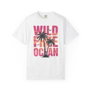 Wild Free Ocean T-Shirt — Sunset Palm Beach Tee