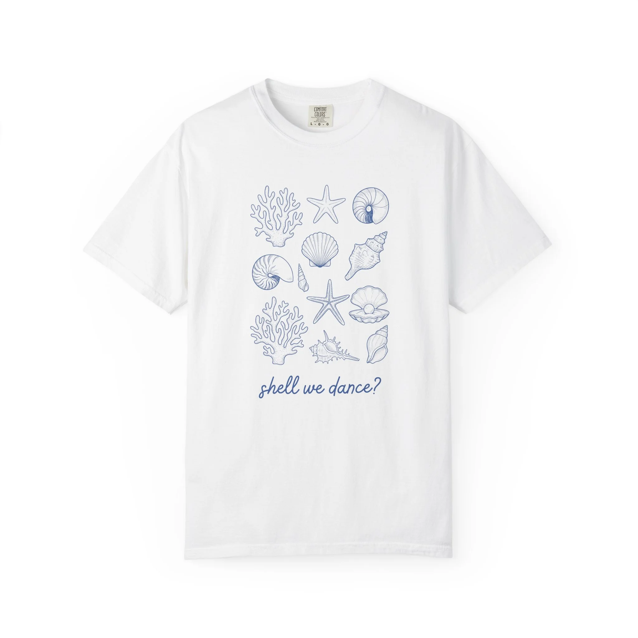 Shell We Dance? Seashell Beach Tee