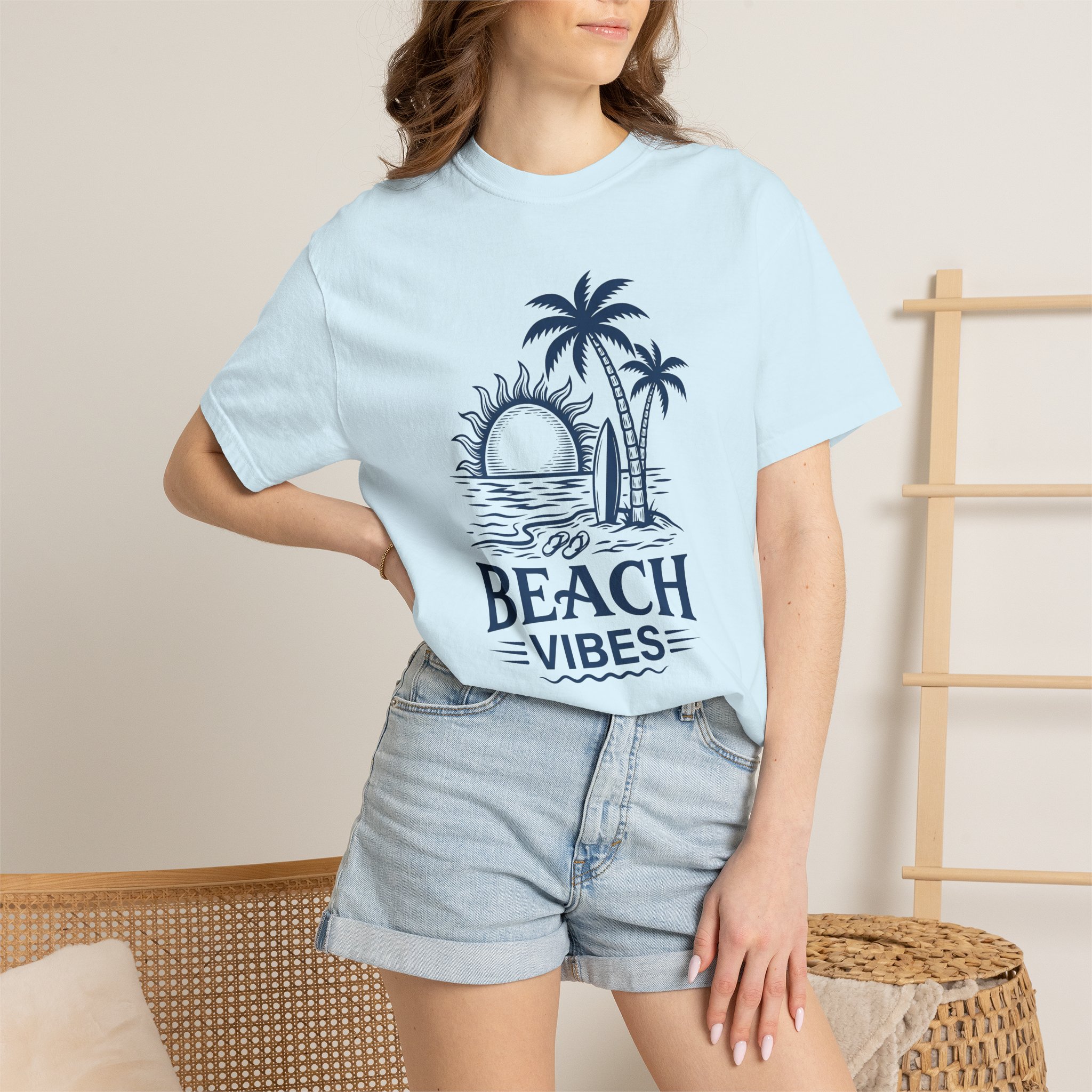 Beach Vibes T-Shirt — Retro Surf Sunset Tee - Image 4