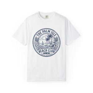 Palm Isle Beach Club T-Shirt — Vintage Coastal Graphic Tee