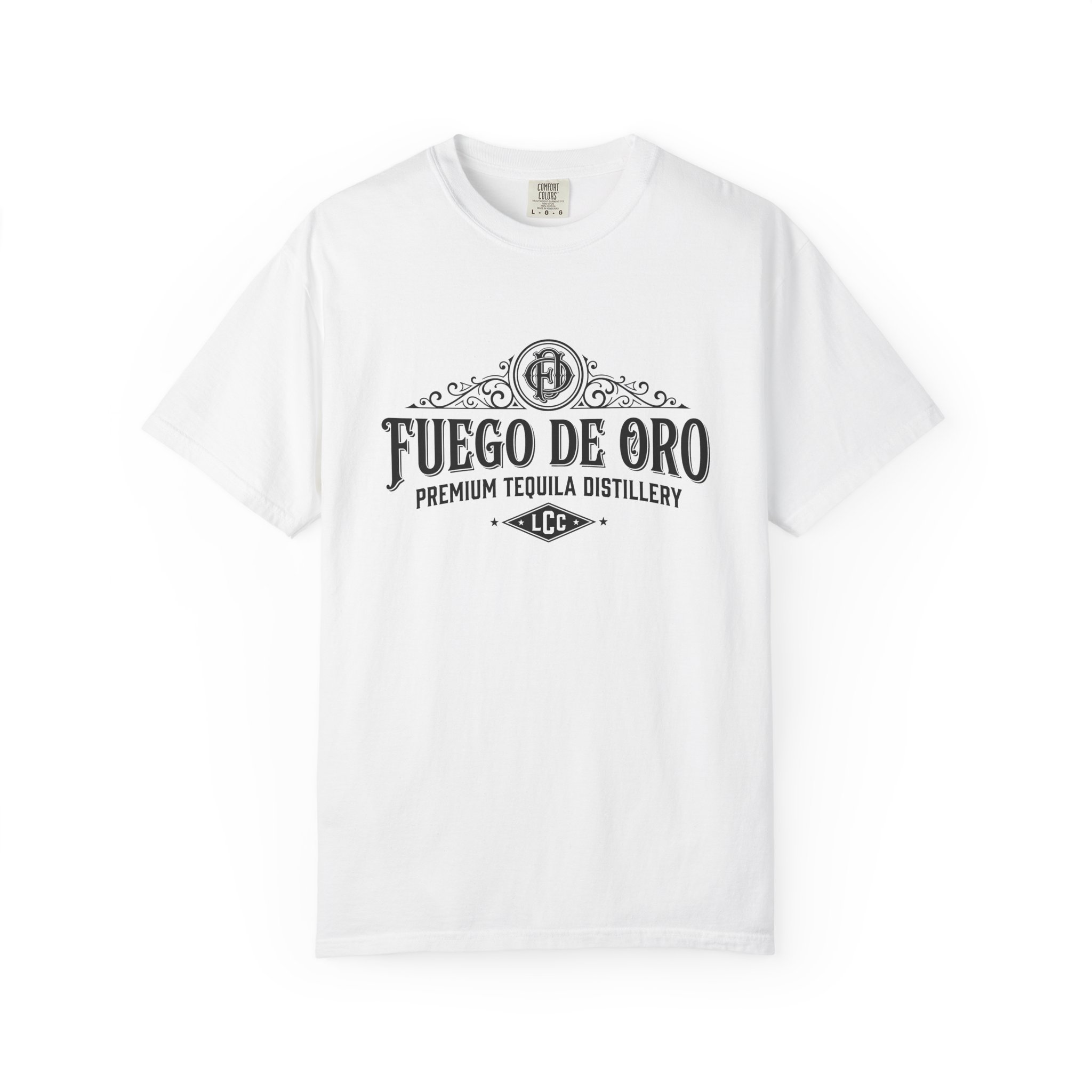Fuego de Oro Tequila Distillery Tee