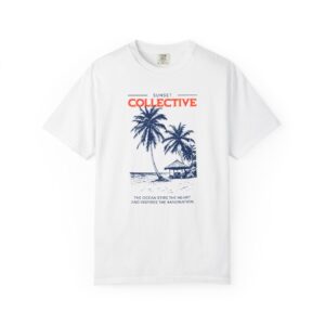 Sunset Collective Palm Beach T-Shirt — Tropical Vintage Surf Tee