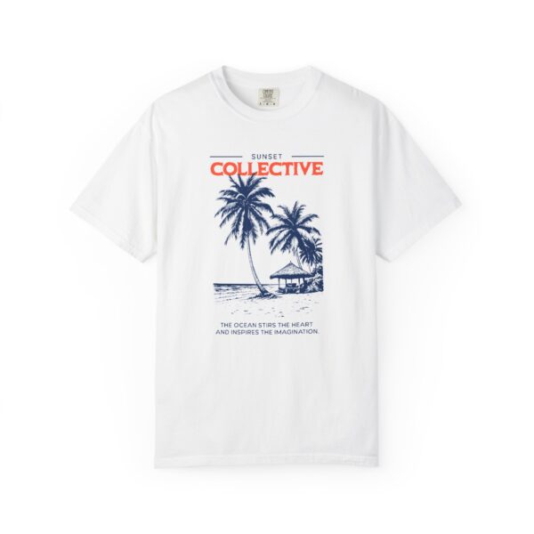 Sunset Collective Palm Beach T-Shirt — Tropical Vintage Surf Tee