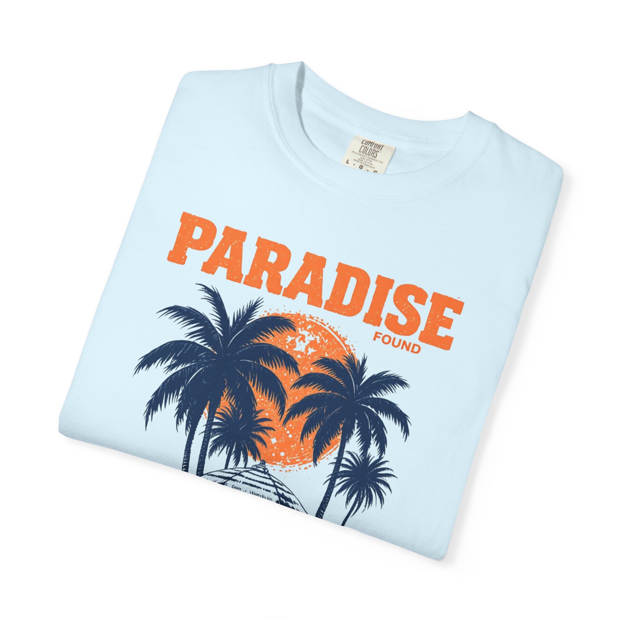 Paradise Palm Beach T-Shirt – Vintage Sunset Island Tee - Image 3