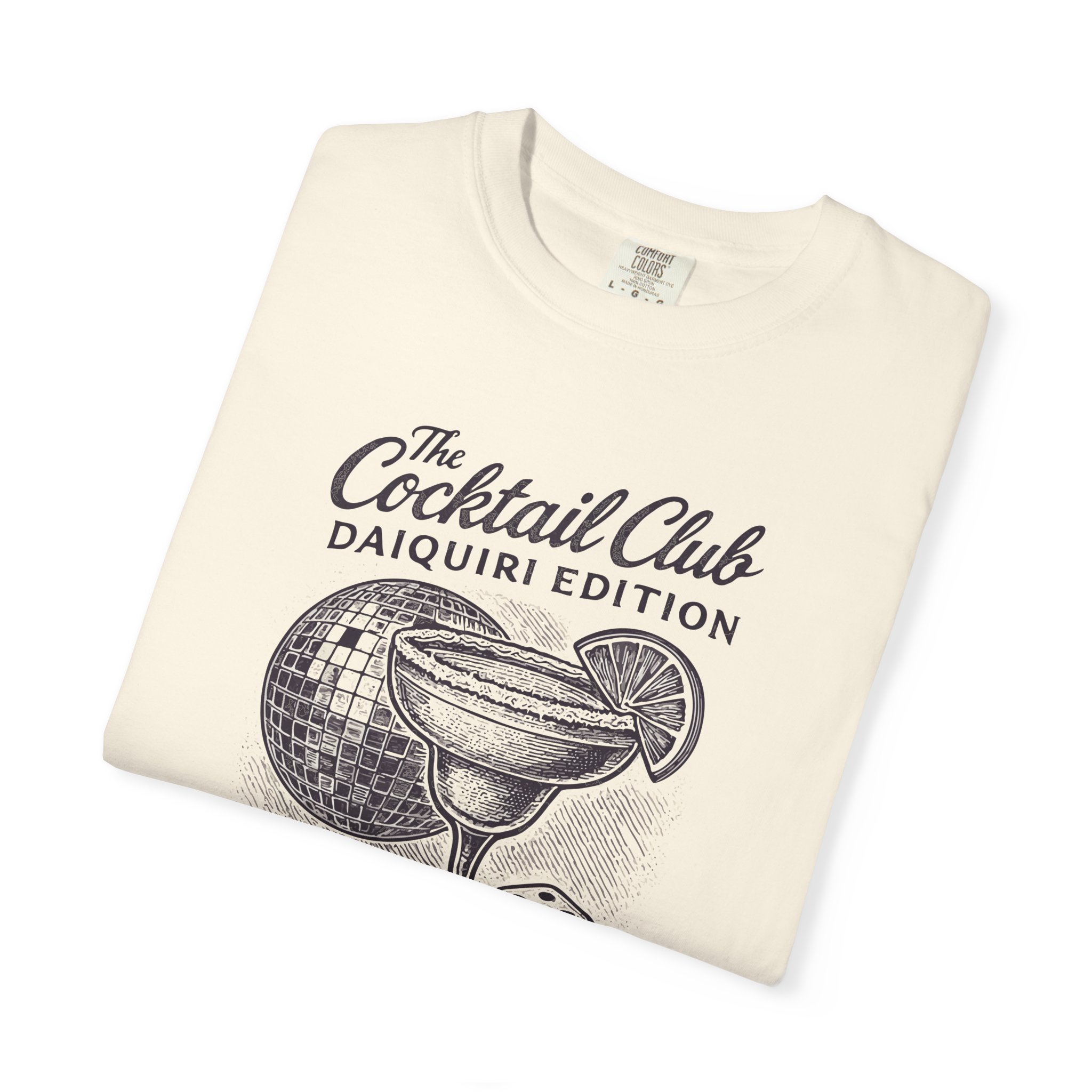 Daiquiri Recipe T-Shirt — The Cocktail Club Vintage Bar Graphic Tee - Image 3