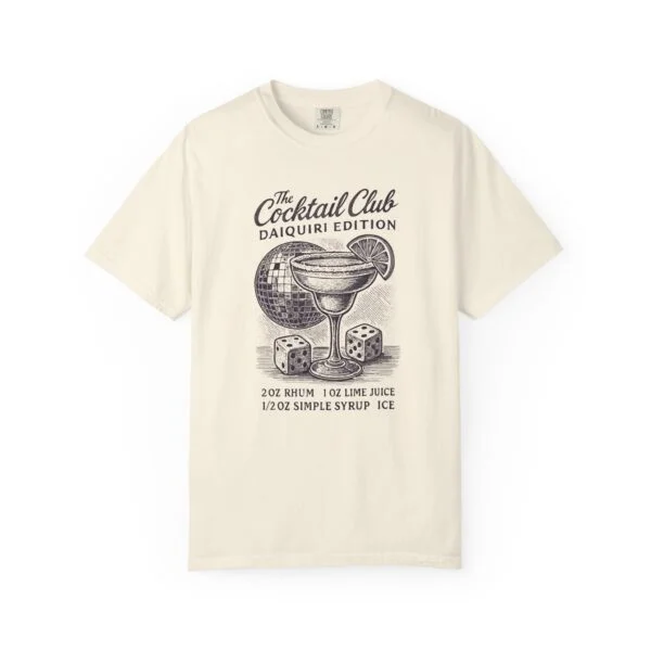 Daiquiri Recipe T-Shirt — The Cocktail Club Vintage Bar Graphic Tee