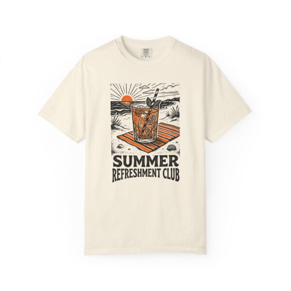 Summer Refreshment Club T-Shirt — Vintage Beach Cocktail Graphic Tee