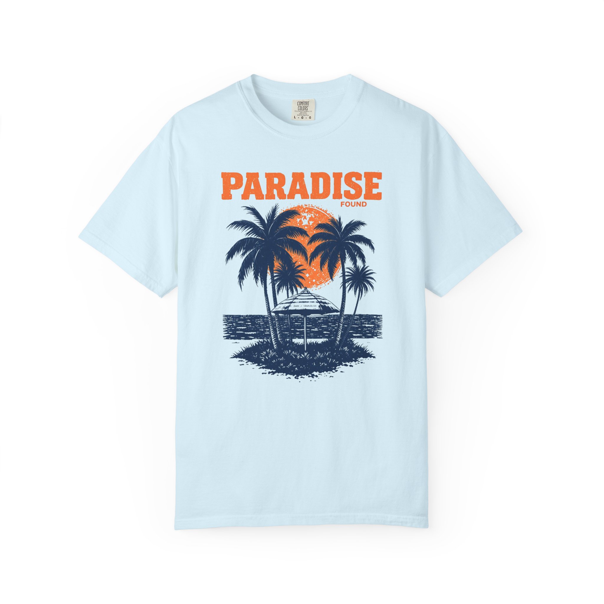 Paradise Palm Beach T-Shirt – Vintage Sunset Island Tee