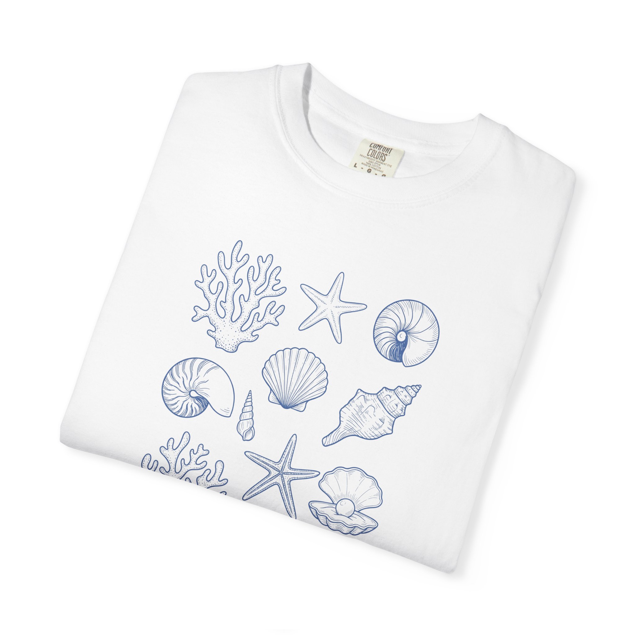 Shell We Dance? Seashell Beach Tee - Image 3