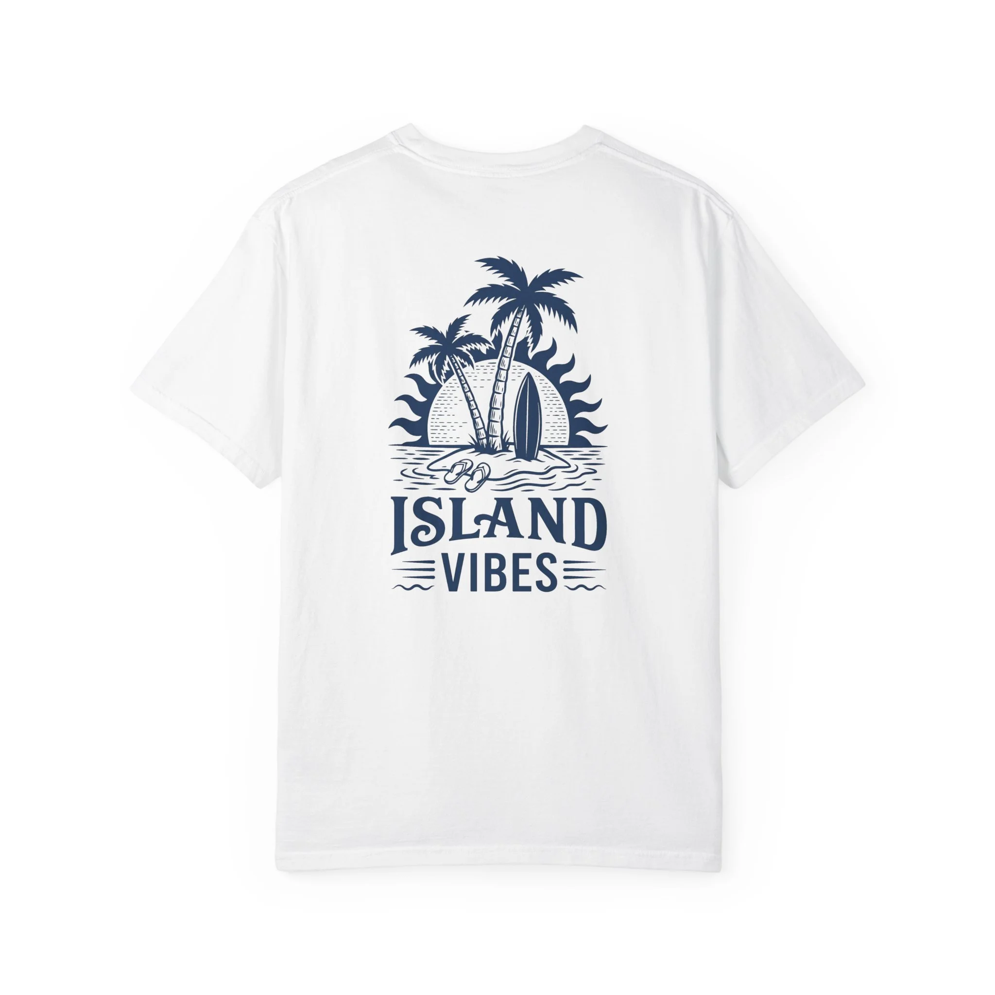 Island Vibes T-Shirt — Tropical Surf Palm Tree Tee - Image 2