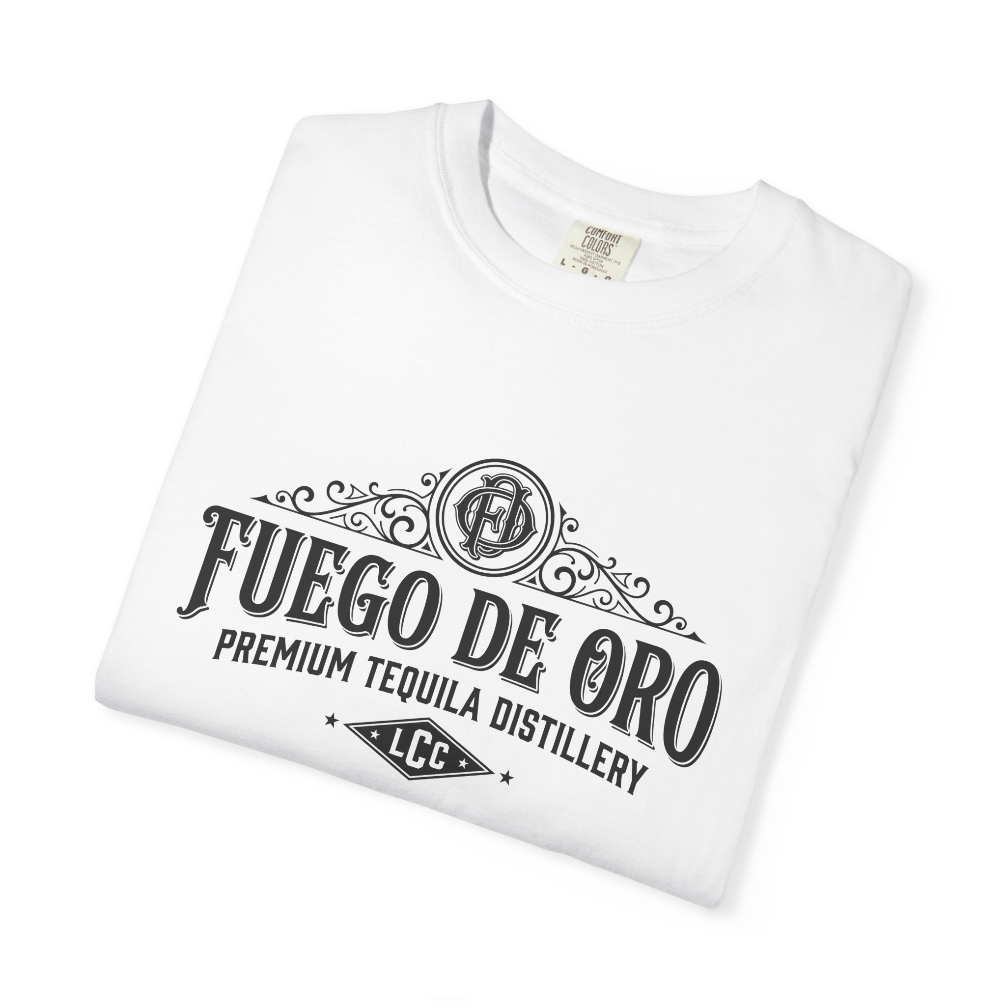 Fuego de Oro Tequila Distillery Tee - Image 3