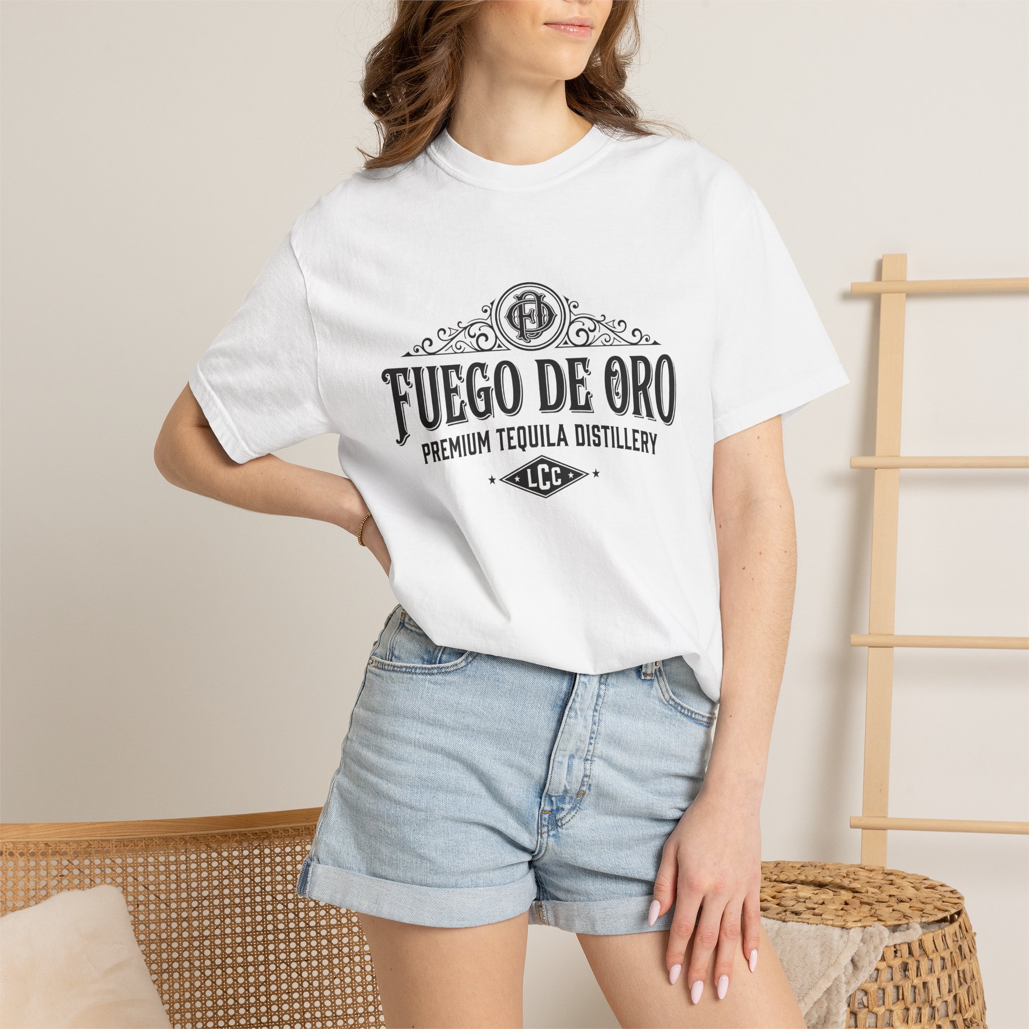 Fuego de Oro Tequila Distillery Tee - Image 4