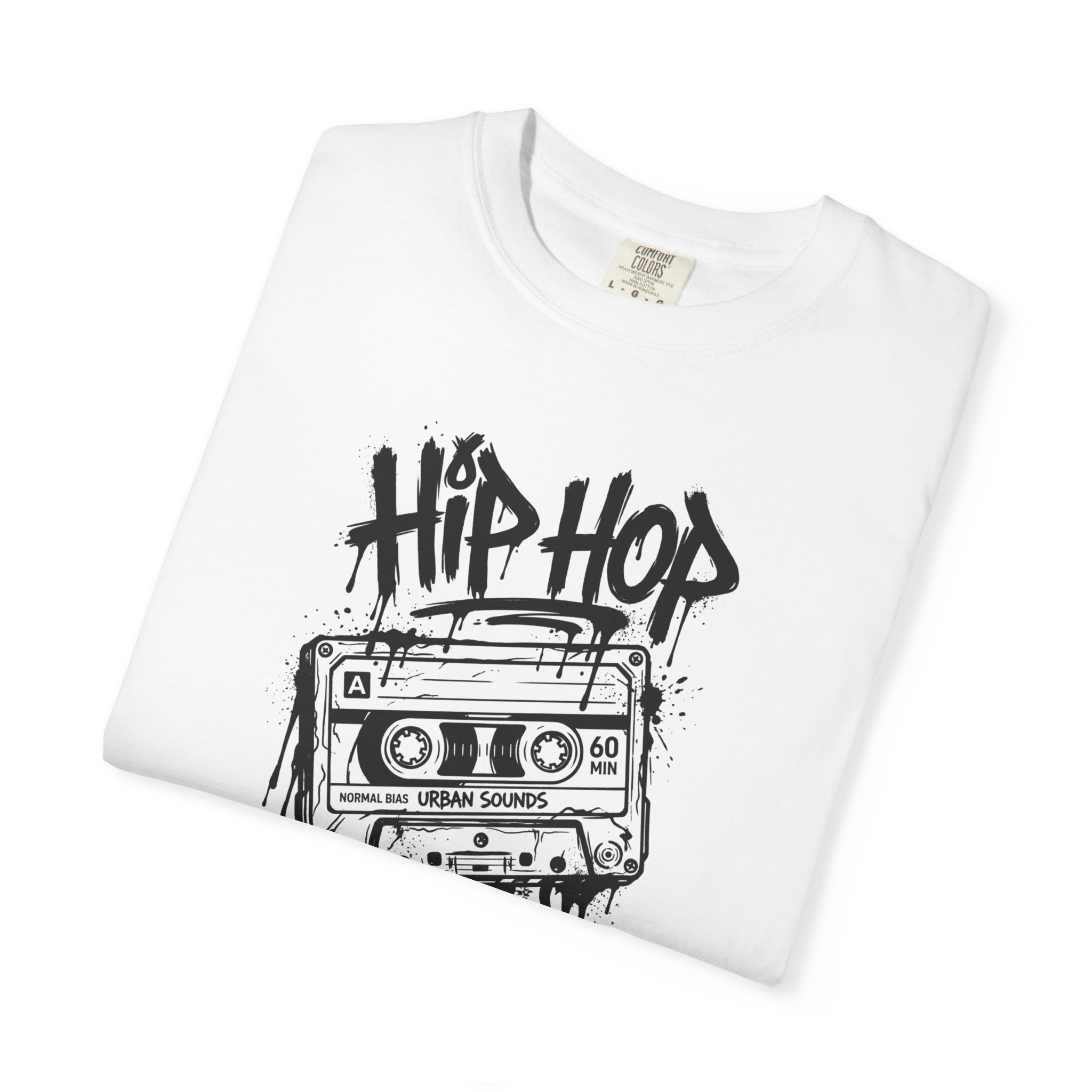 Hip Hop Tape, Unisex Heavy Cotton Tee - Image 3