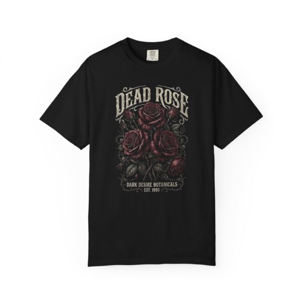 Dead Rose Graphic Tee — Dark Botanical Gothic Shirt