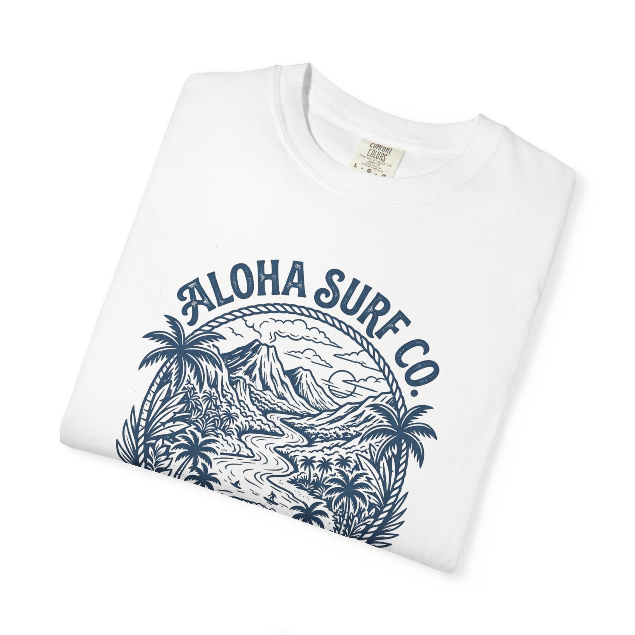 Aloha Surf Co. Oahu Hawaii T-Shirt — Vintage Surf Scene Tee - Image 3