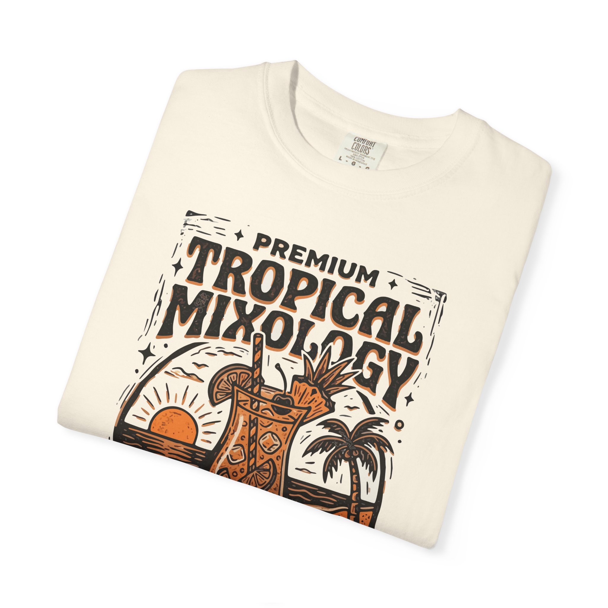 Tropical Mixology T-Shirt — Vintage Cocktail Beach Tee - Image 3
