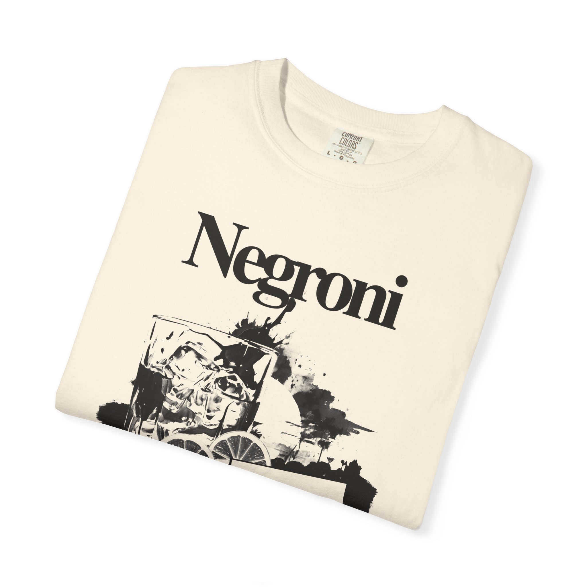 Negroni Vintage Cocktail Tee — Retro Bar Drink Recipe Shirt - Image 3