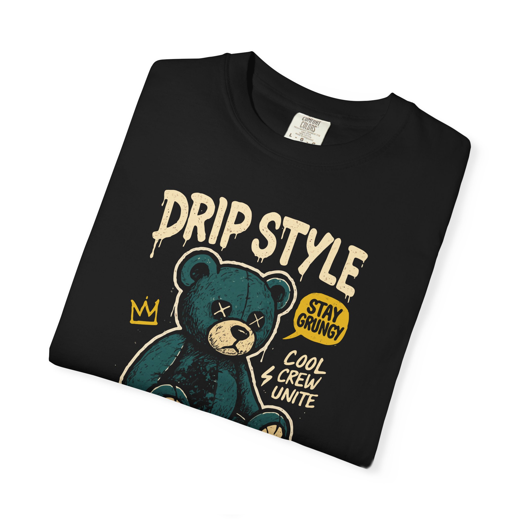 Drip Style Teddy Tee — "My Vibe My Rules" Graphic T-Shirt - Image 3