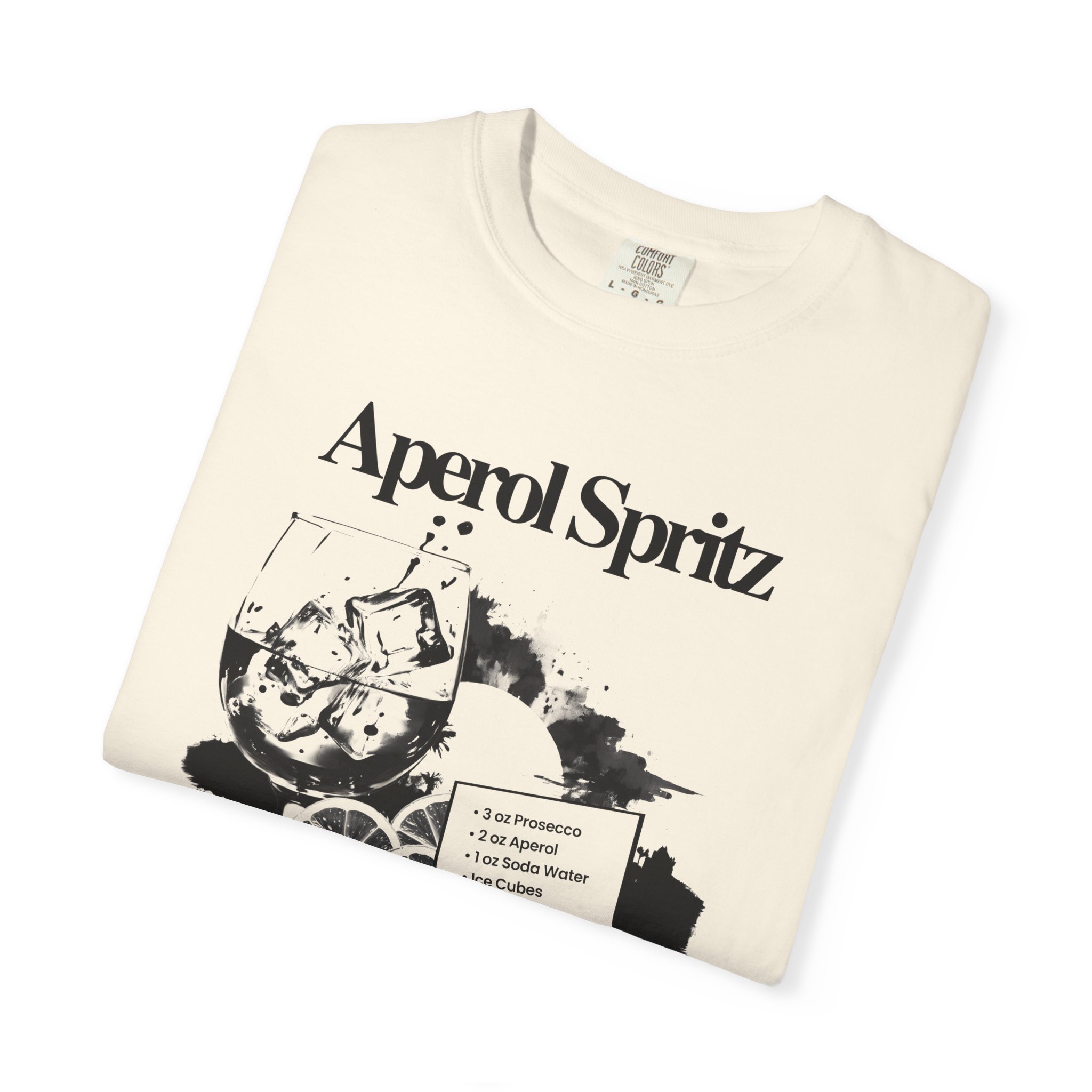 Aperol Spritz Tee — Vintage Cocktail Graphic Shirt - Image 3