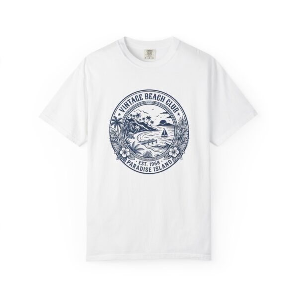 Vintage Beach Club T‑Shirt – Paradise Island Surf Graphic Tee