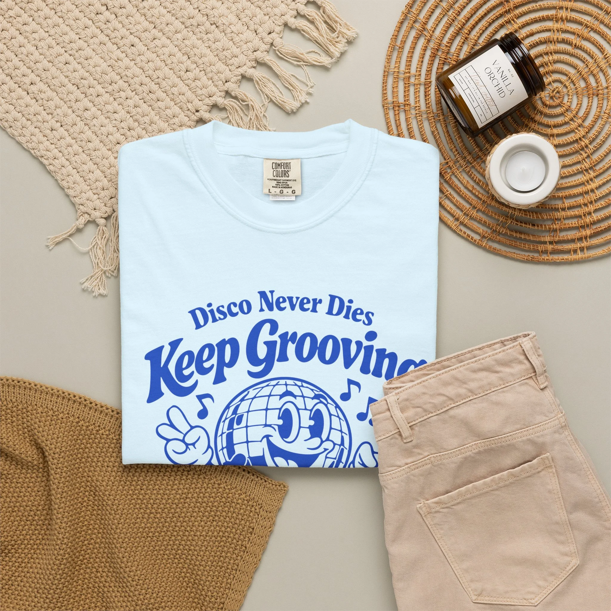 Keep Grooving Disco T-Shirt — Retro Disco Ball Graphic Tee - Image 4